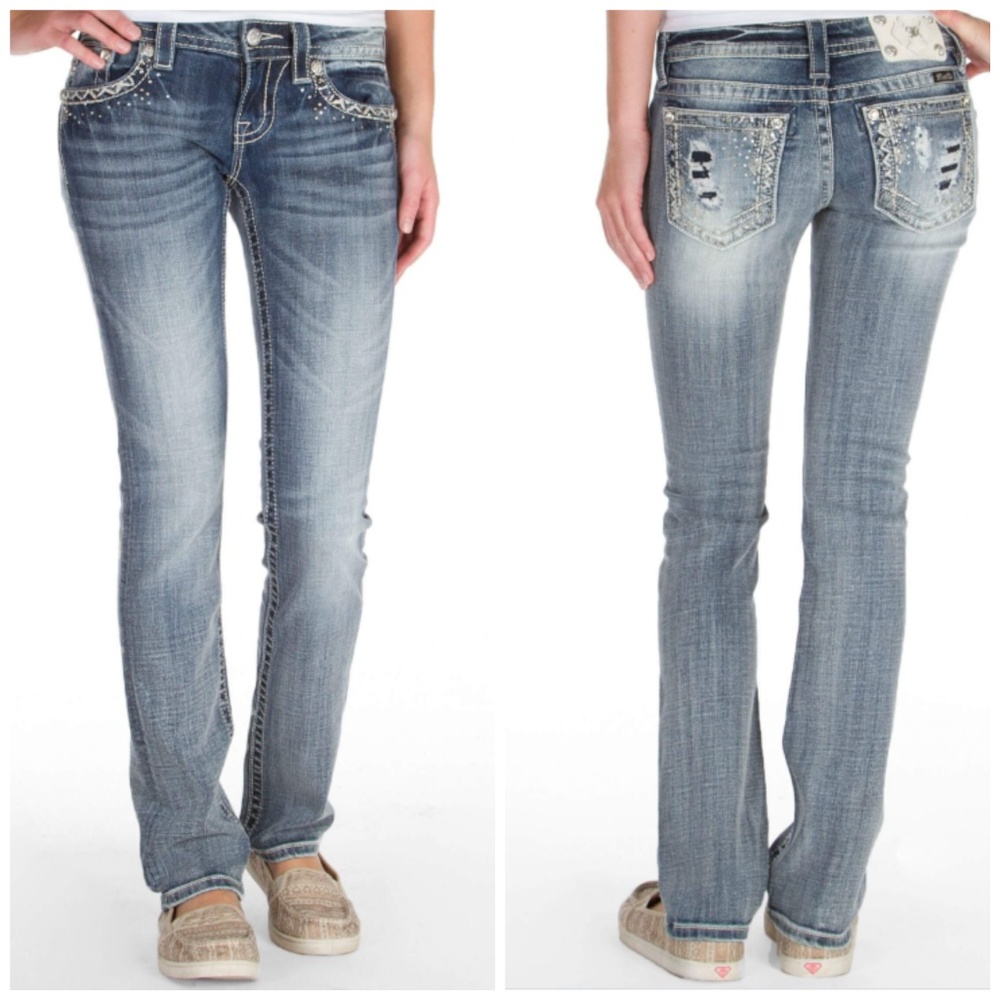 Miss Me I Straight Stretch Jean